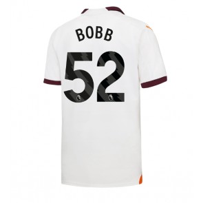 Manchester City Oscar Bobb #52 Gostujuci Dres 2023-24 Kratak Rukavima